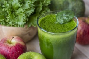 Palak added to Smoothie