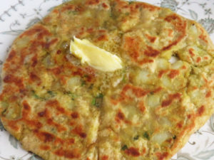 Aloo Paratha, Flatbread with potato filling