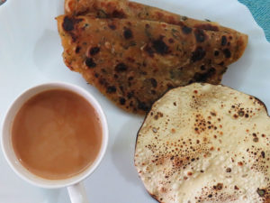 Kat Pai Dhebri (Karela Skin Paratha)