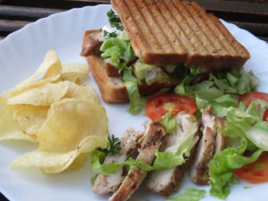 Grilled Chicken Toasted Sandwich is ready!