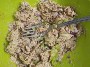 Tuna Sandwich Stuffing mixed