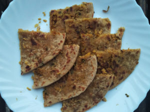 Soyabean Mince Paratha