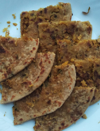 Soyabean Mince Paratha