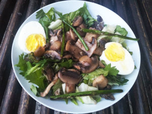 Mushroom and Egg Salad