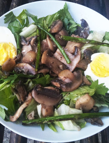 Mushroom and Egg Salad