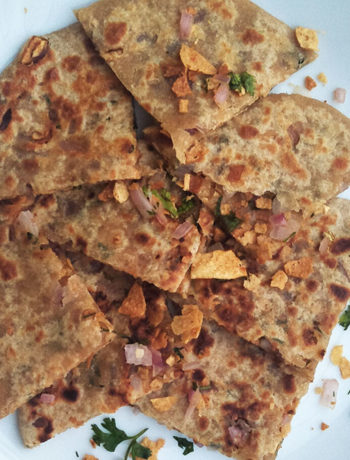 Papad Paratha Ready