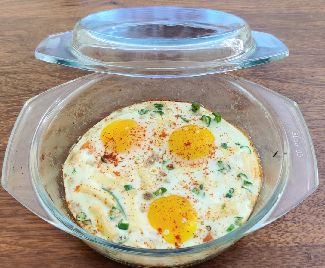 Baked Masala Eggs