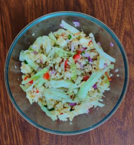 Broken Wheat Salad - Healthy Breakfast